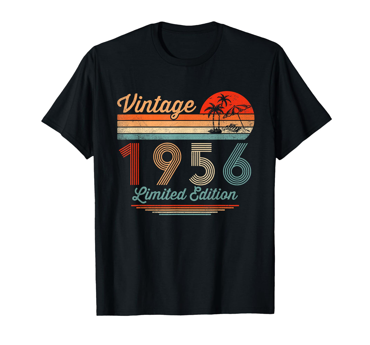 Vintage 1956 Limited Edition 69 Year Old Gifts 69th Birthday T-Shirt