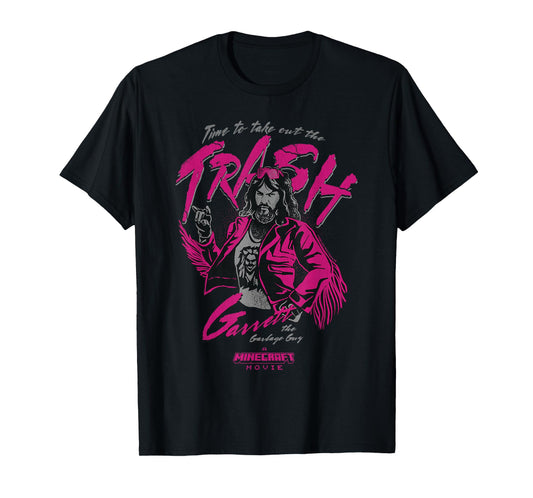 A Minecraft Movie Time To Take Out The Trash Garret Portrait T-Shirt
