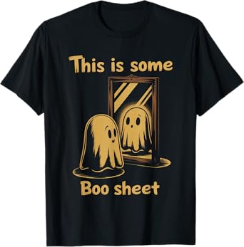 This is Some Boo Sheet Ghost Retro Funny Halloween Men Women T-Shirt