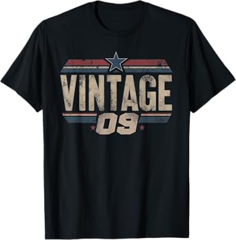Vintage 2009 16th Birthday 16 Years Old - USA 4th of July T-Shirt