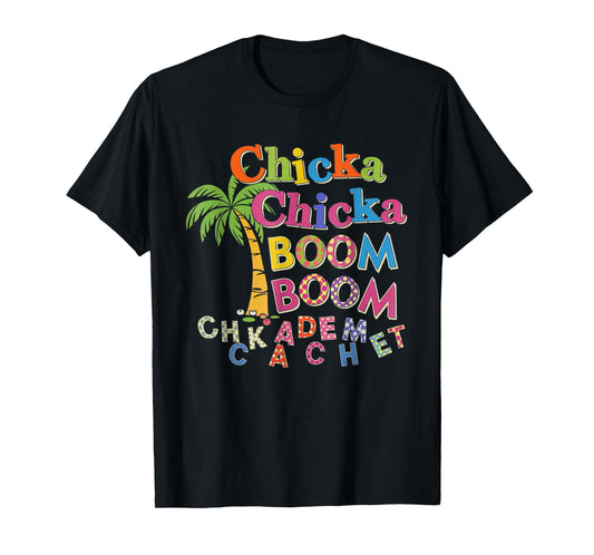 Chicka Boom Boom I'm Glad To See You 1st Day Of School squad T-Shirt