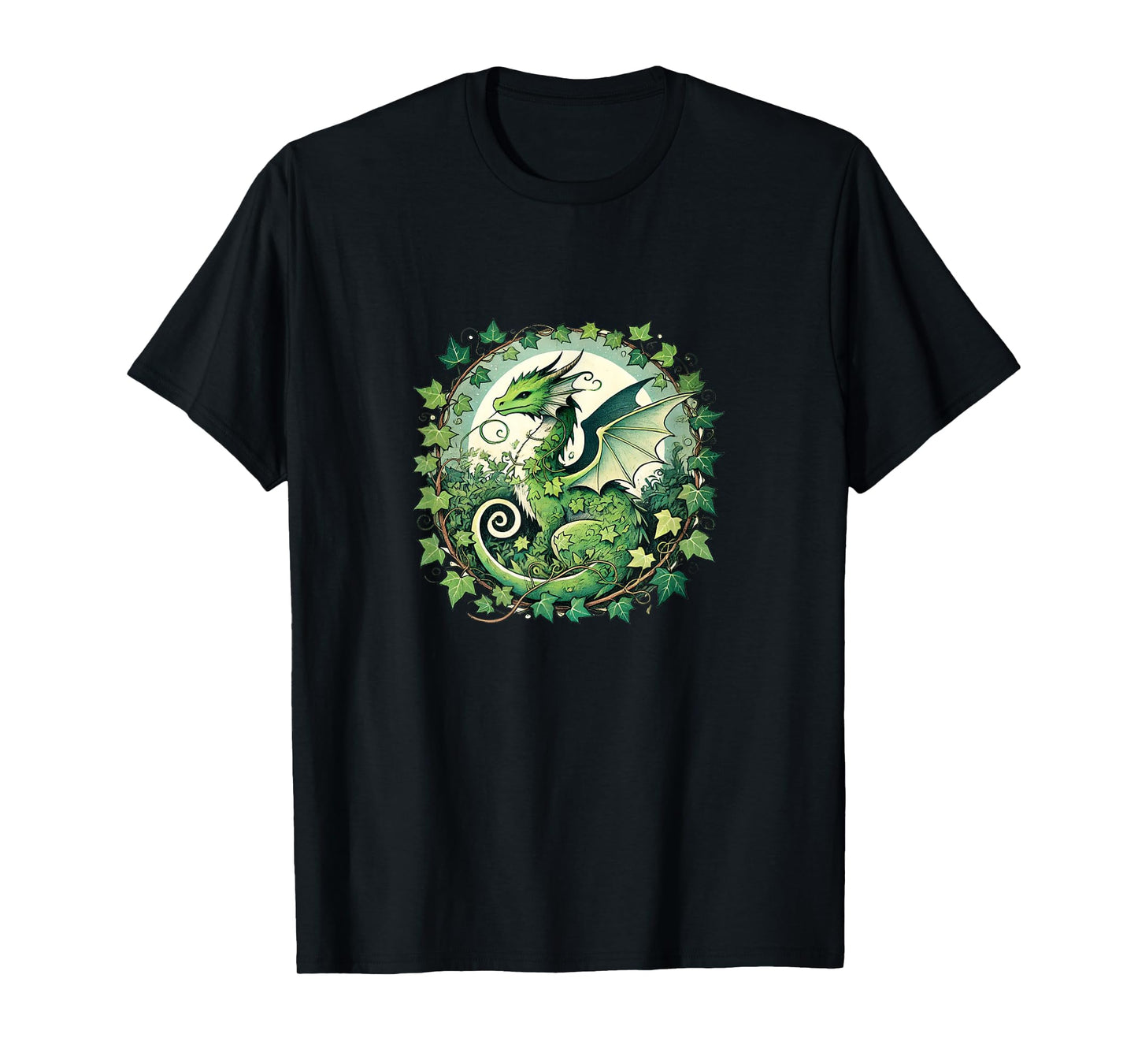 Green Ivy Dragon Nature lovers english ivy dragons T-Shirt