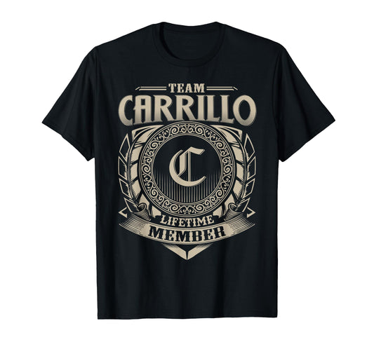 Team CARRILLO Lifetime Member Vintage CARRILLO Family T-Shirt
