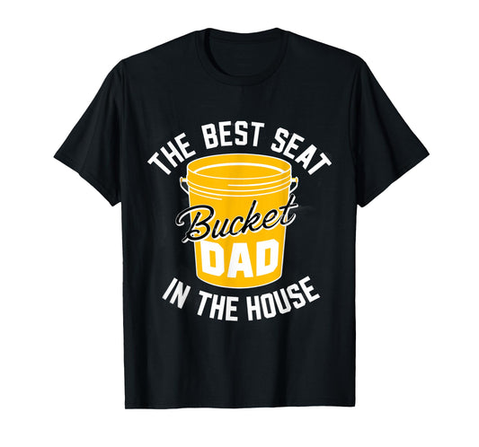Softball Dad Best Seat in the House T-Shirt