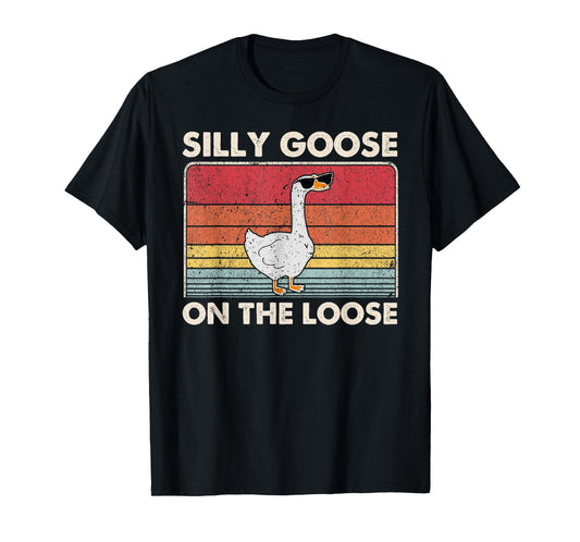 Silly Goose Shirt, Graphic Tees Men, Funny Shirts For Men T-Shirt