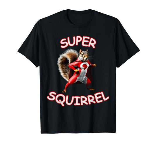 Super Squirrel Superhero Costume T-Shirt