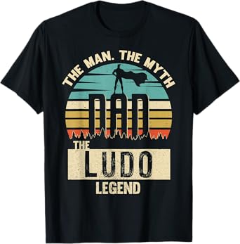 Man Myth Legend Dad Ludo T-Shirt