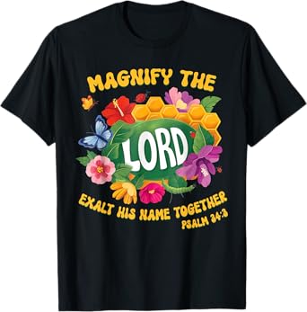 VBS 2025 Summer Camp Magnify The Lord Christian T-Shirt