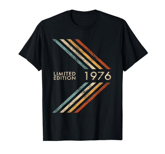 Birthday 1976 Limited Edition Men Women Vintage Style T-Shirt