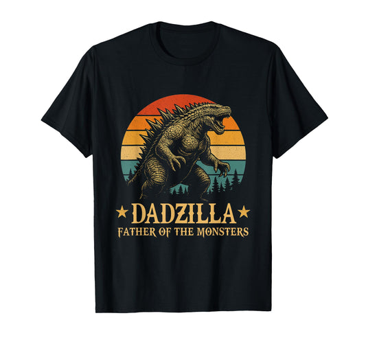 Dadzilla-Father Of The Monsters Funny Dad Father's Day T-Shirt