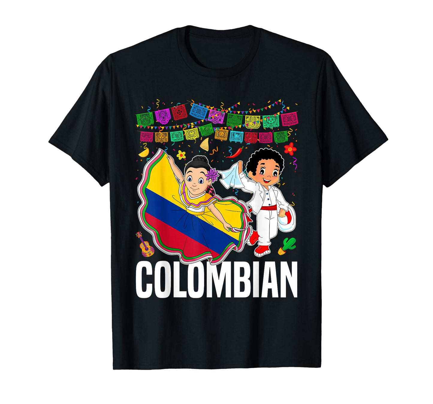 Colombian National Hispanic Heritage Month Colombia Kids T-Shirt