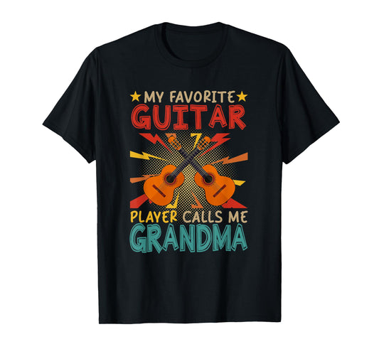 My Favorite Guitar Player Calls Me Grandma Mother's Day T-Shirt