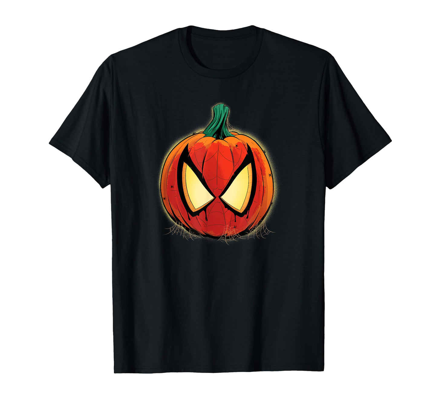 Marvel Spider-Man Halloween Spooky Pumpkin Jack-o’-Lantern T-Shirt