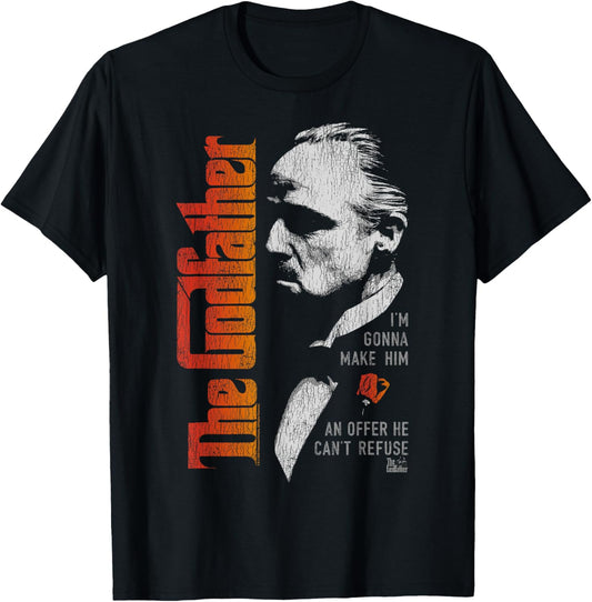 The Godfather Don Vito Corleone Movie Quote T-Shirt