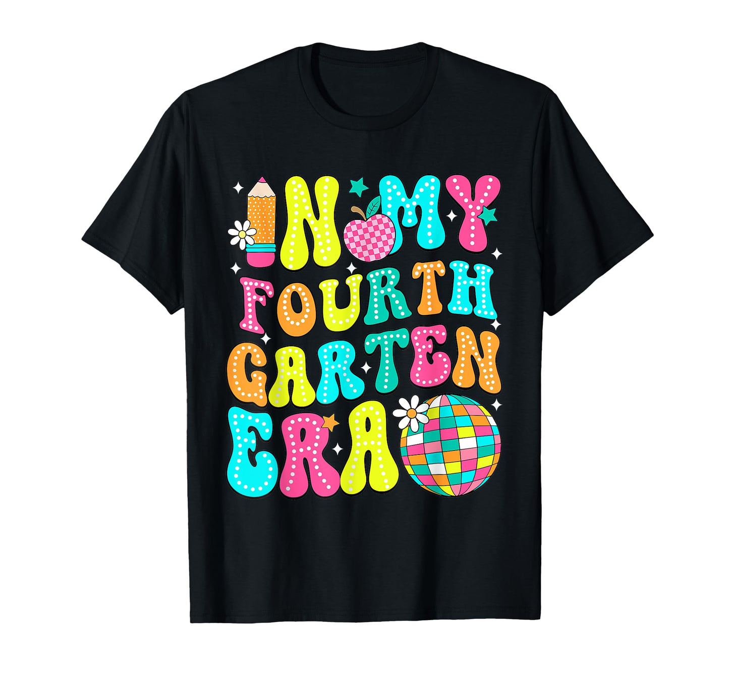 In My Fourth Grade Era 4th Grade Girl Teacher Back To School T-Shirt