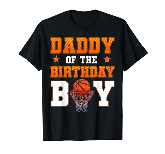 Daddy Of The Birthday Boy Basketball Party Family Matching T-Shirt