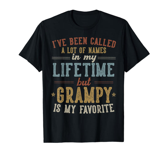 Grampy Is My Favorite Name - Father's Day Grampy T-Shirt