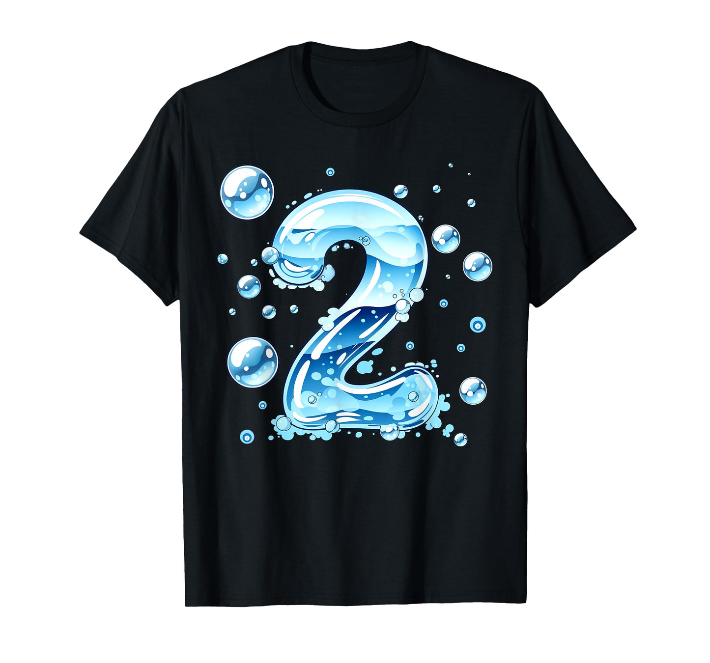 Kids 2nd Birthday Bubble Themed Birthday Party T-Shirt