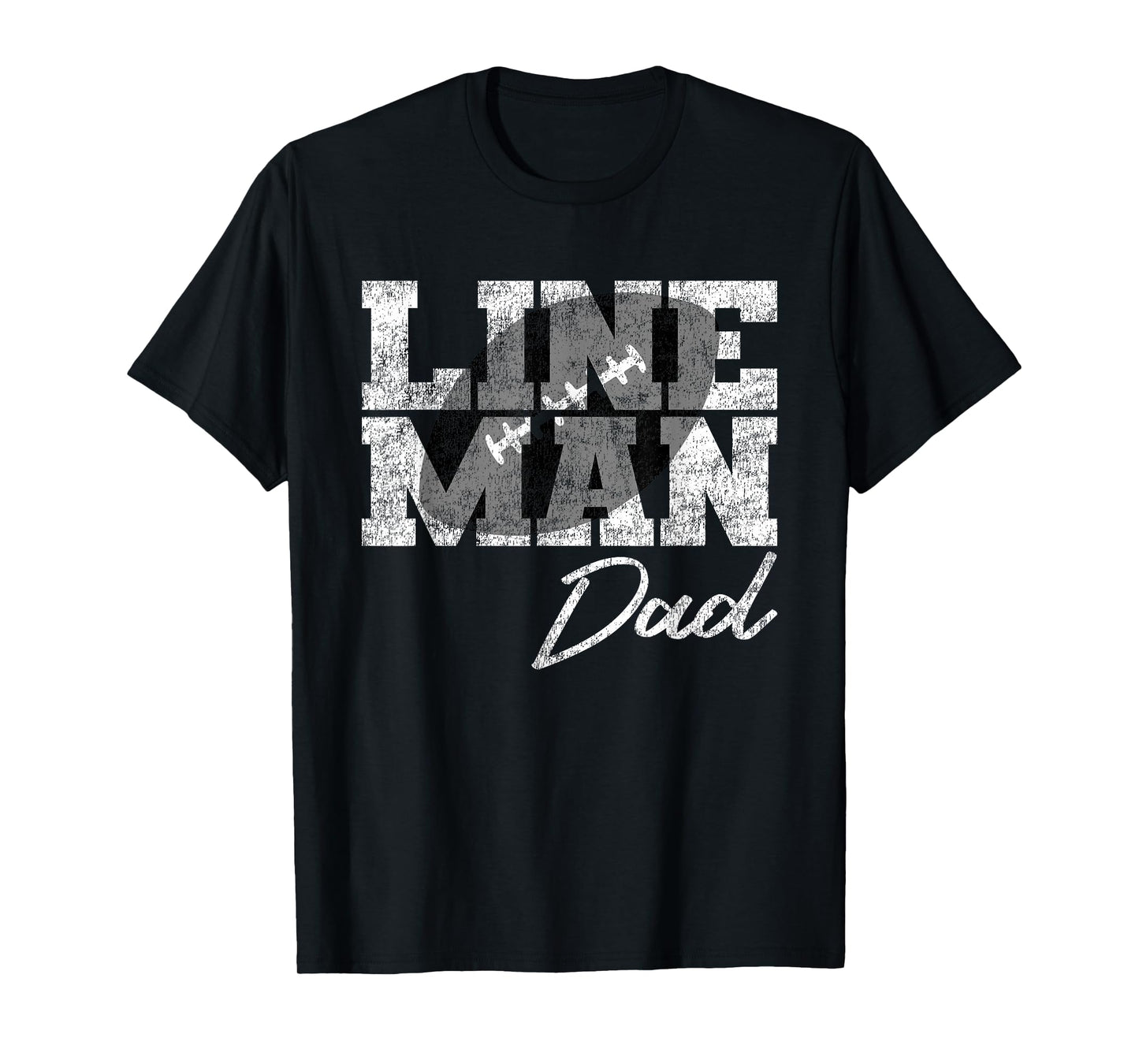 Lineman Dad - Football Player Matching Family T-Shirt