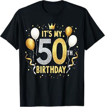 Its My 50th Birthday Happy 1973 Birthday Tee For Men Women T-Shirt