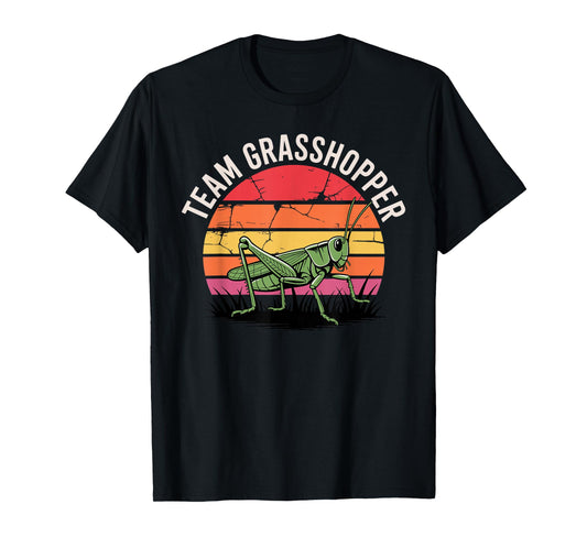 Grasshopper Art for Men Women Kids Bug Insect Grasshopper T-Shirt
