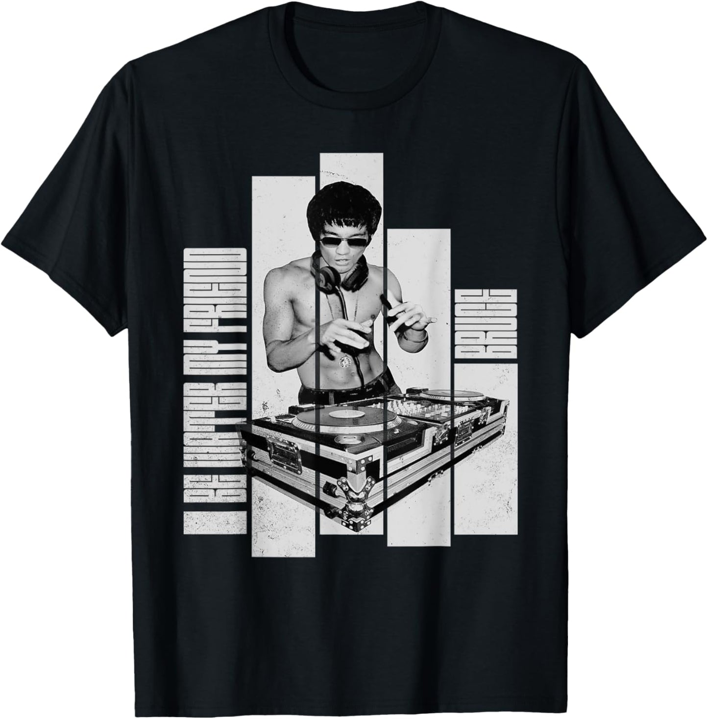 Be Water My Friend - Martial Arts Legend Cool DJ Vintage T-Shirt