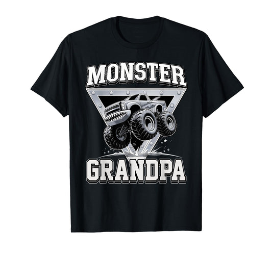 Monster Truck Grandpa Fathers Day Monster Truck Are My Jam T-Shirt