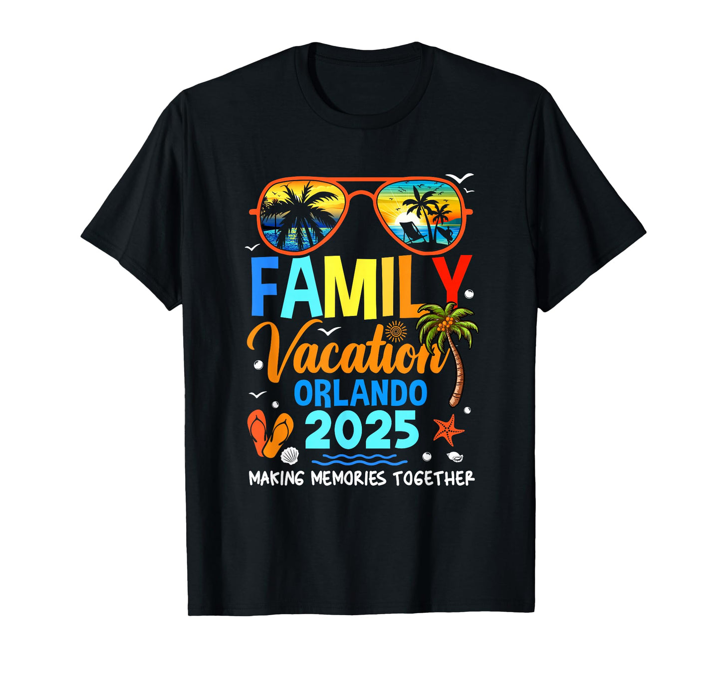Family Vacation Orlando 2025 Family Vacation Together T-Shirt
