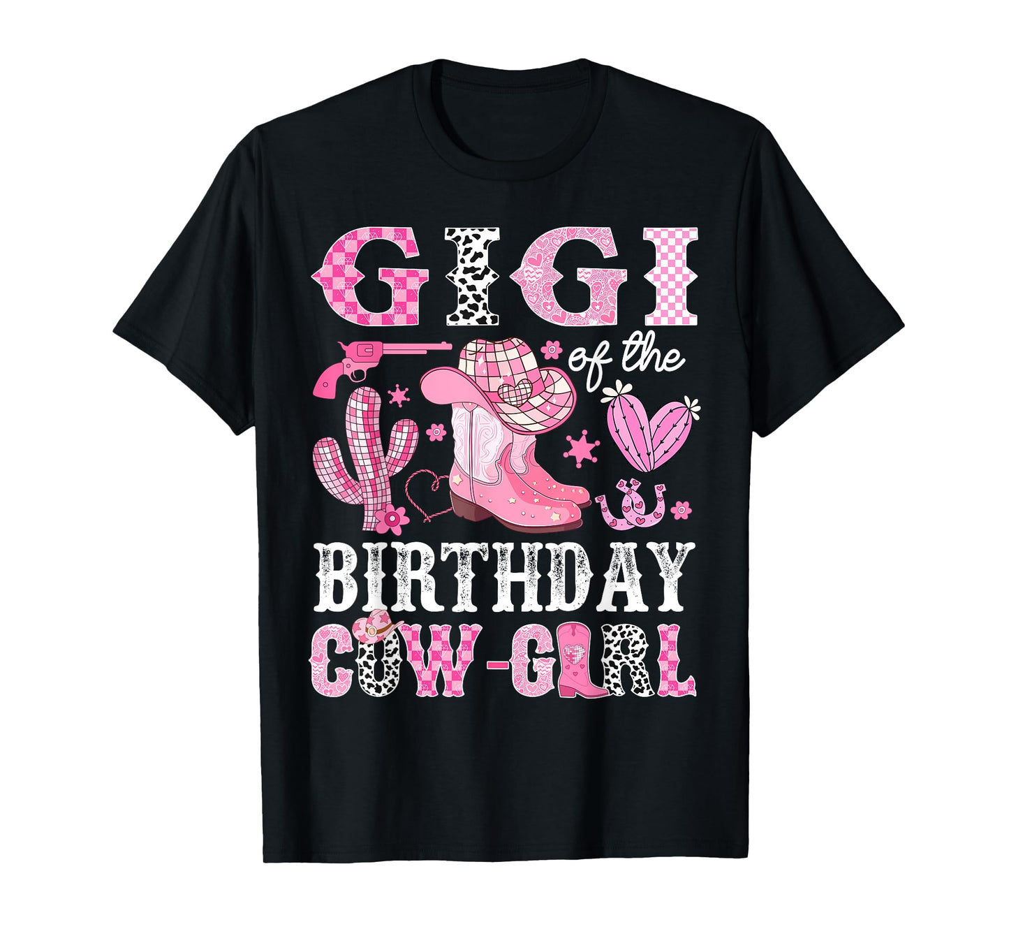 Gigi Of The Birthday Cow-Girl Rodeo Cowgirl Bday T-Shirt