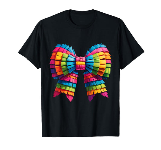 Cute Bow Coquette Funny Cinco De Mayo Girls Women T-Shirt