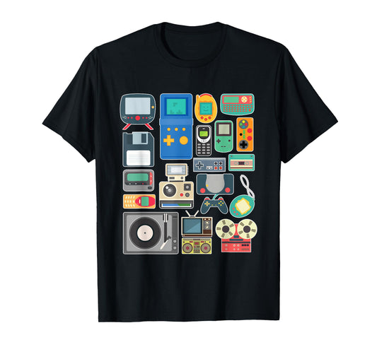 80s 90s Video Game Retro Vintage Classic Arcade T-Shirt