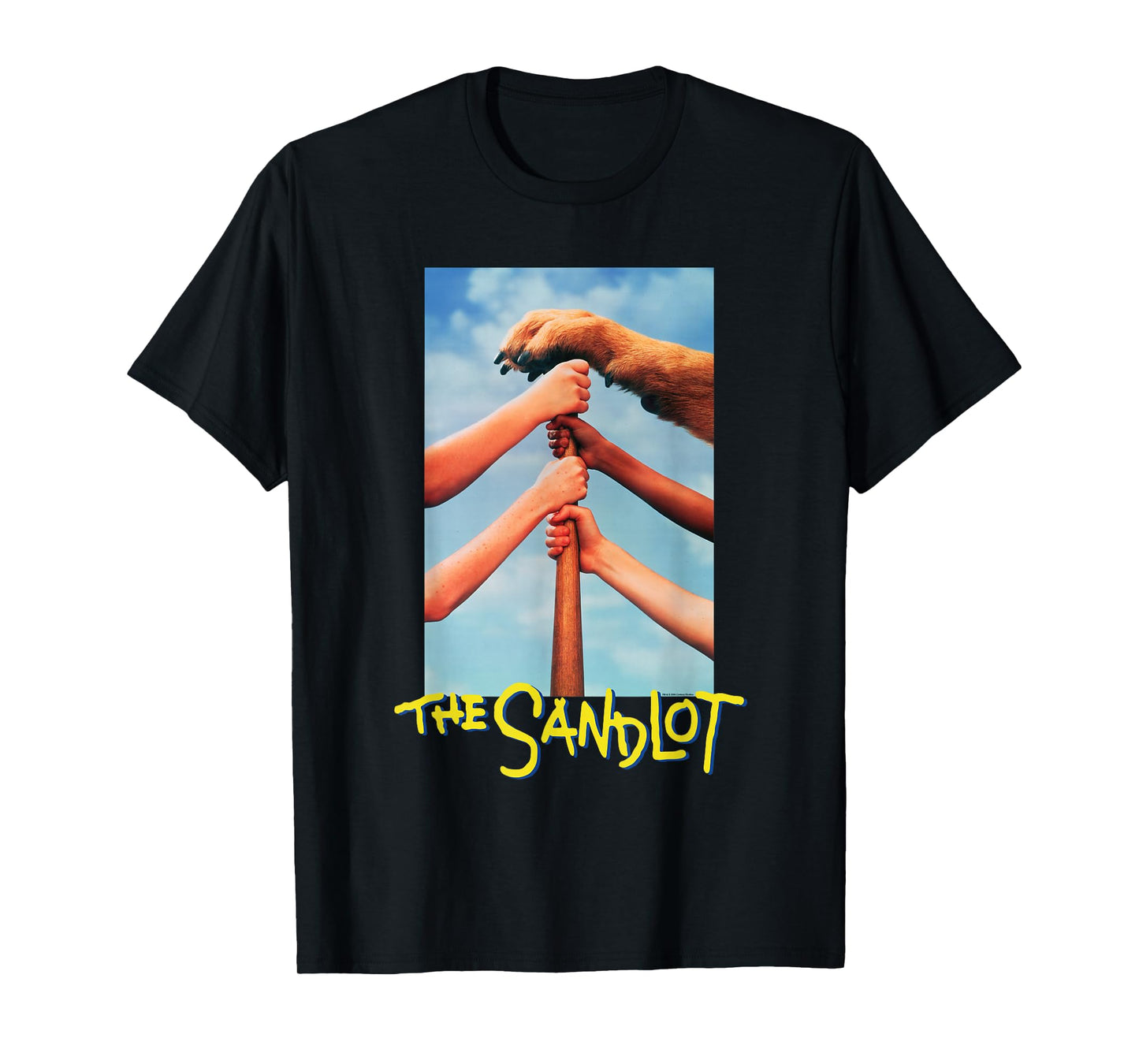 The Sandlot Baseball Bat Official 1993 Movie Poster Art T-Shirt