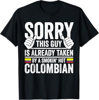 Colombian Roots Outfit Funny Colombia Heritage For Men T-Shirt