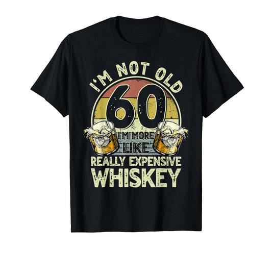 60 Years Old Bourbon Whiskey 60th Birthday Whiskey Men T-Shirt