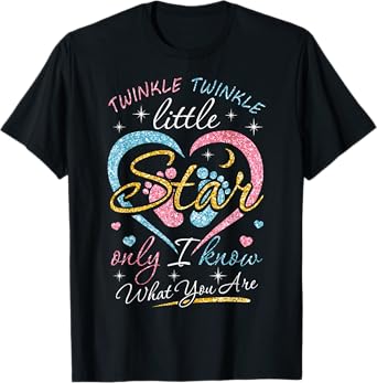 Twinkle Twinkle Little Star Only I Know Gender Keeper Reveal T-Shirt