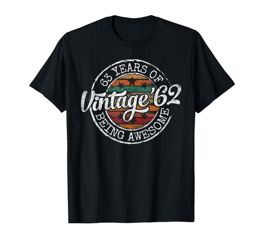 Vintage 1962 Bday Stamp 63rd Birthday Gifts 63 Year Old T-Shirt