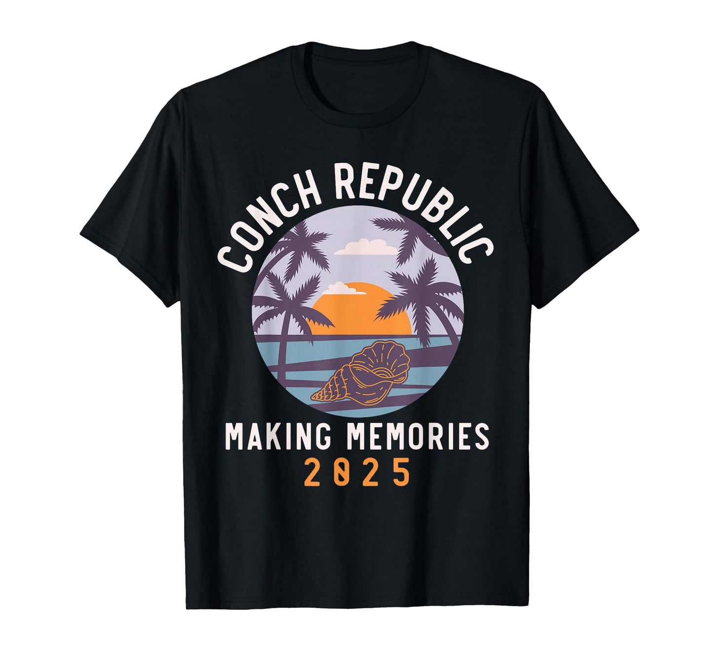 Conch Republic 2025 Matching Family Friends Group, Vacation T-Shirt