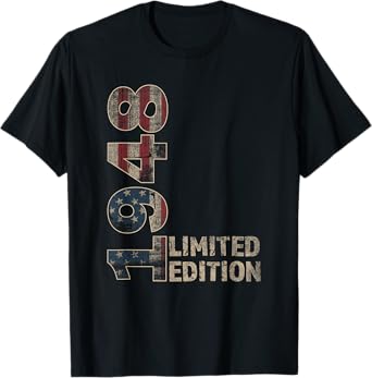 77th Birthday Gift men Vintage born 1948 turning 77 Year Old T-Shirt