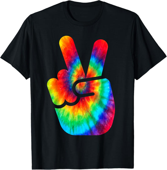 Cool Peace Hand Tie Dye For Boys And Girls T-Shirt