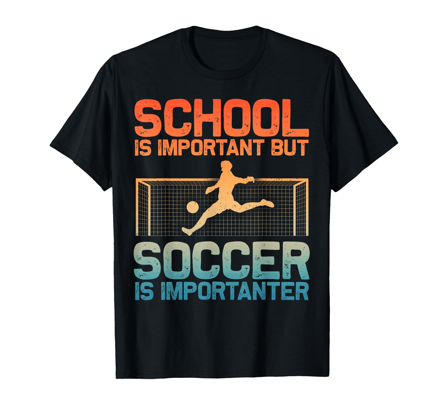 Funny Soccer Art for Boys Girls Men Women Gag Soccer Player T-Shirt