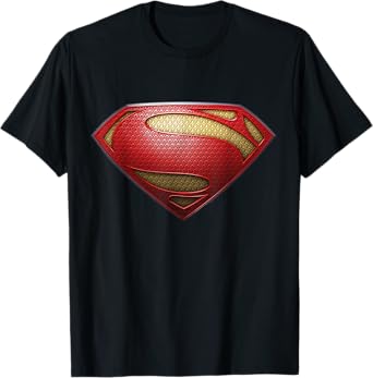 DC Man Of Steel Logo Texturedd T-Shirt