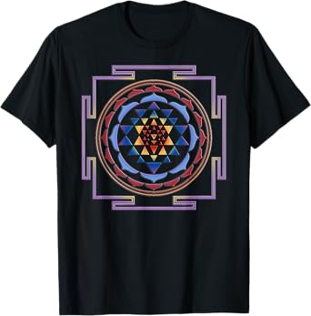 SRI YANTRA - luck and prosperity II - colored I T-Shirt T-Shirt