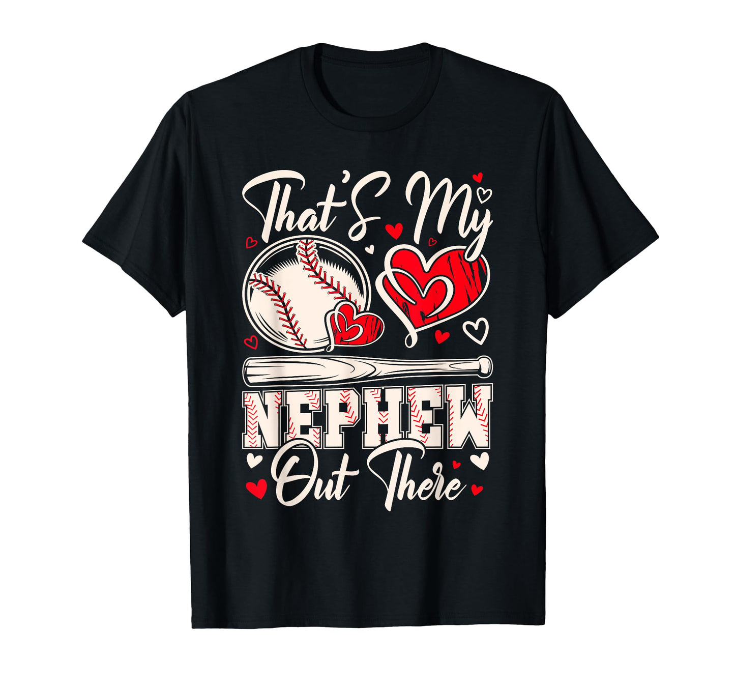 That's My Nephew Out There Baseball Auntie Mothers Day T-Shirt