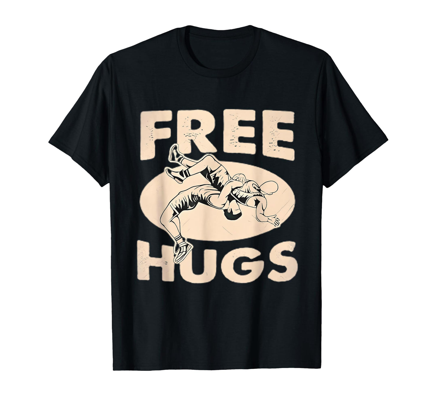 Funny Wrestling Free Hugs Wrestling Boys Tee T-Shirt
