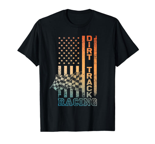 Cool Dirt Track Racing Art For Men Women Dirt Racing Lover T-Shirt