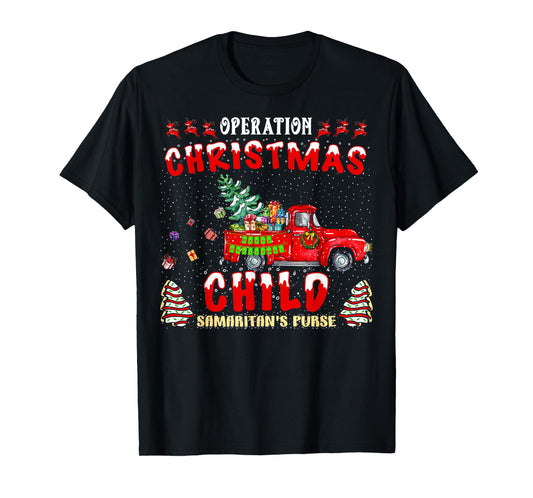 Operation Christmas Child Funny Family Matching Xmas T-Shirt