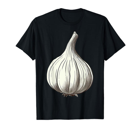 Garlic Lazy Easy Funny Matching Halloween Costume T-Shirt