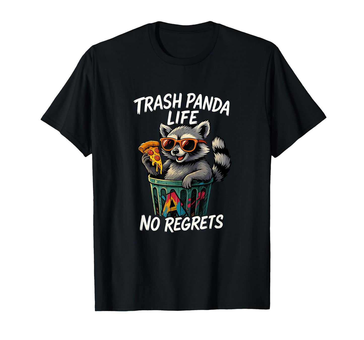 Funny Trash Panda More Thrash Can Less Trash Can't T-Shirt
