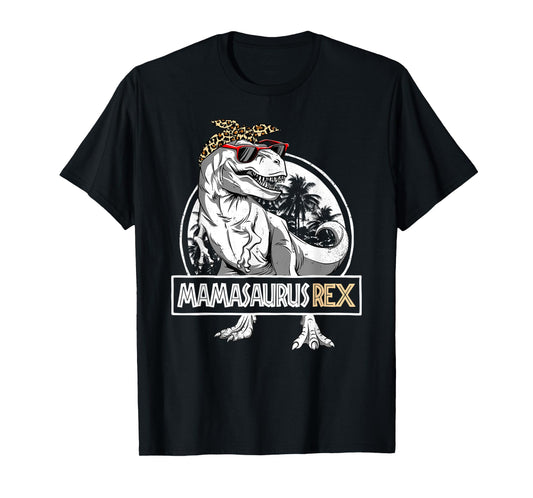Womens Mamasaurus T rex Dinosaur Mama Saurus Mother's Family T-Shirt