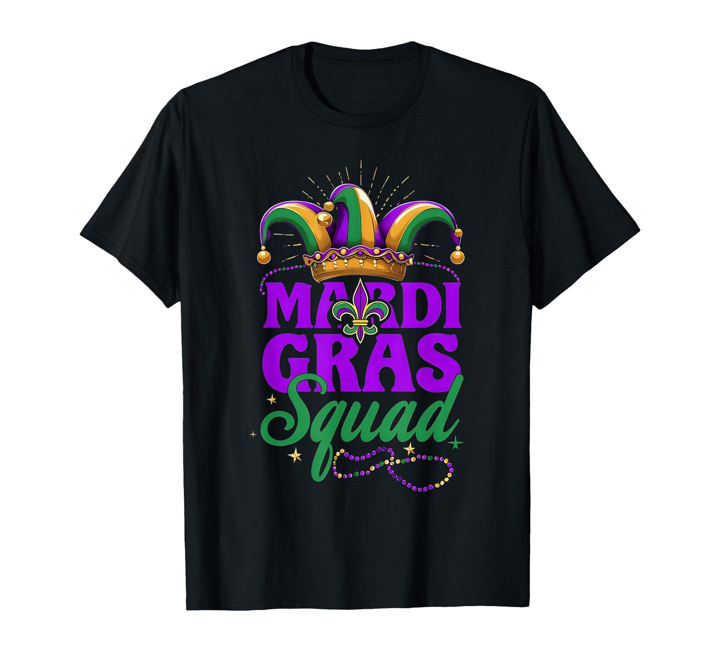 Mardi Gras Squad Matching Group Mardi Gras Cruise Crew Party T-Shirt